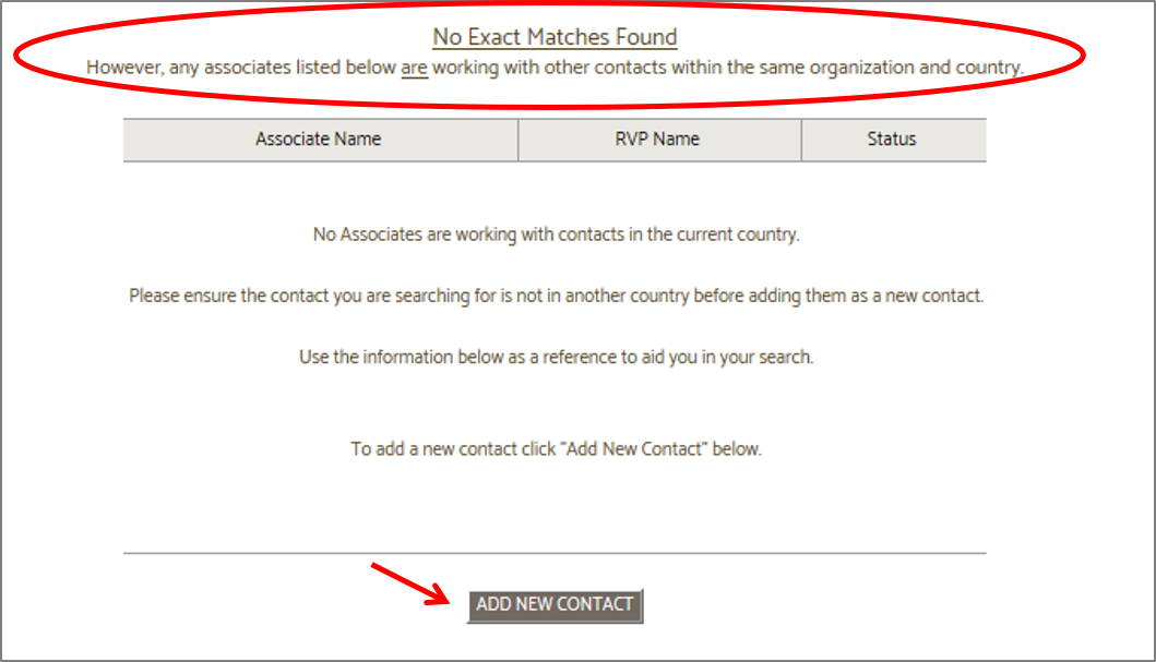No exact matches found - add new contact.png