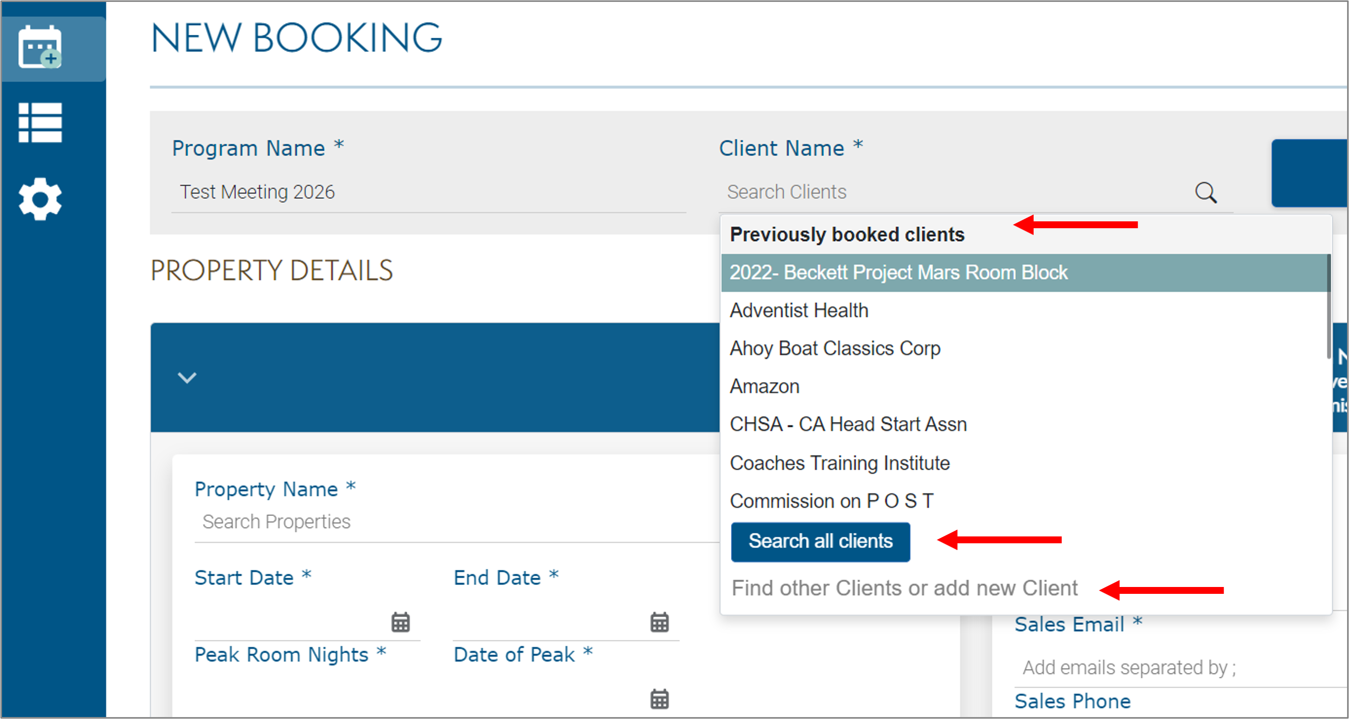 New Booking - Program Name and Client Name.png