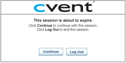 CVENT Timeout notice to expire message.png