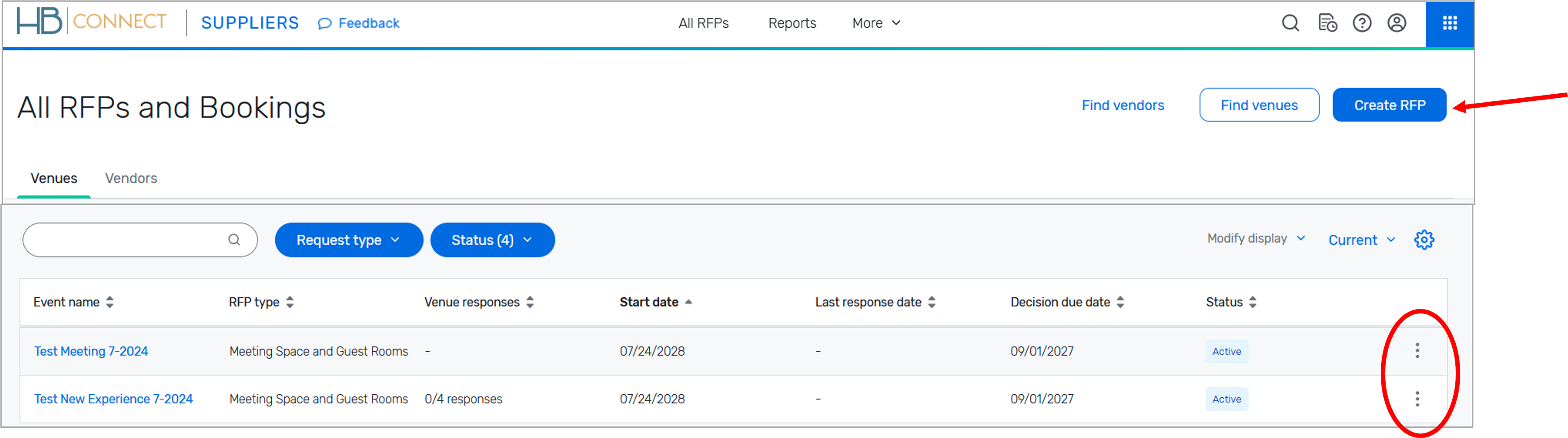 All Bookings - Create RFP.png