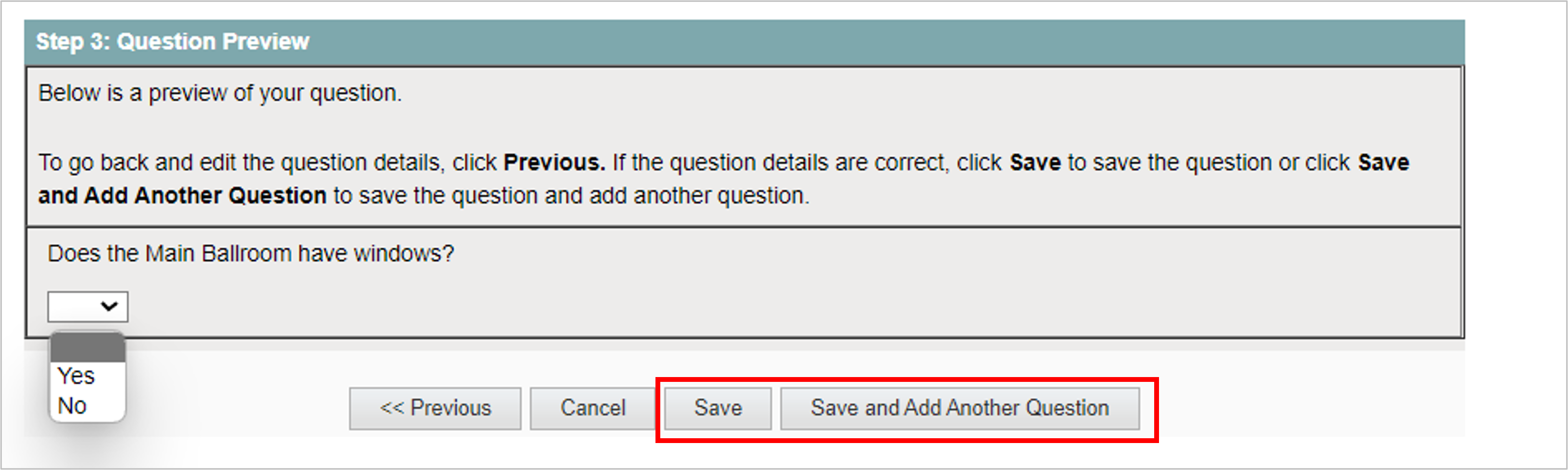 Creat a Single Choice Question - Drop down SAVE.png